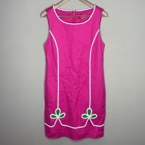 Lilly Pulitzer Tenley Pink Beaded Sleeveless Dress